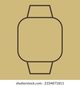 Ilustración vectorial de un reloj inteligente