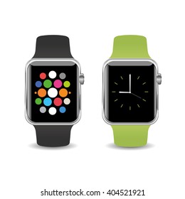 Vector Illustration Smart Watch isolated on white background.?