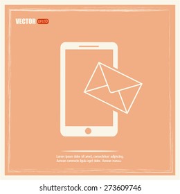 Vector illustration of a smartphone
