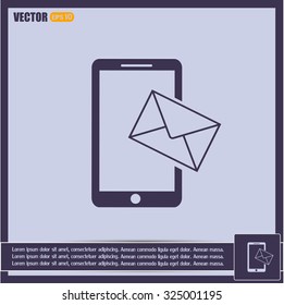 Vector illustration of a smartphone