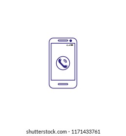 Vector illustration of smartphone icon 