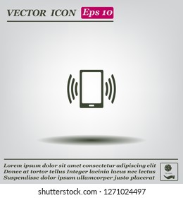 Vector illustration of smartphone icon