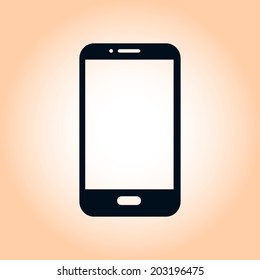 Vector illustration of smartphone icon 