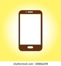 Vector illustration of smartphone icon 