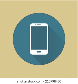 Vector illustration of smartphone icon 