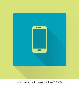 Vector illustration of smartphone icon 