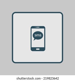 Vector illustration of smartphone icon 