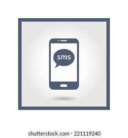 Vector illustration of smartphone icon 