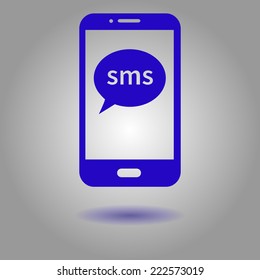Vector illustration of smartphone icon 