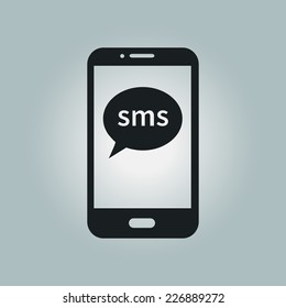 Vector illustration of smartphone icon 