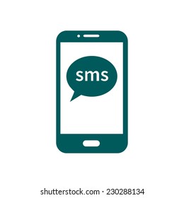 Vector illustration of smartphone icon 