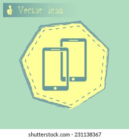 Vector illustration of smartphone icon