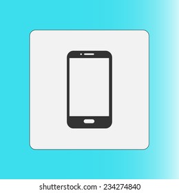Vector illustration of smartphone icon 