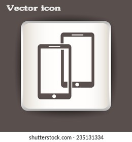 Vector illustration of smartphone icon