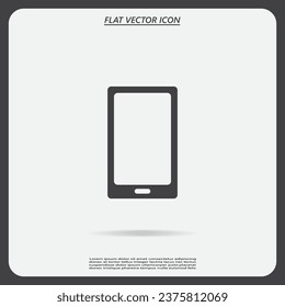 Vector illustration of smartphone icon