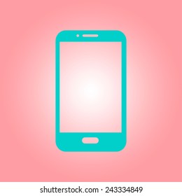 Vector illustration of smartphone icon 
