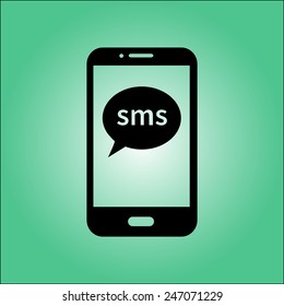 Vector illustration of smartphone icon 