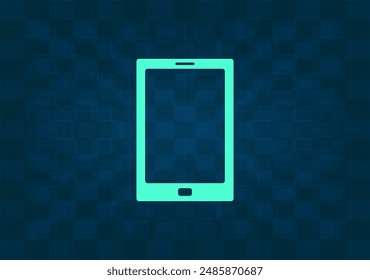 Ilustración vectorial del icono del smartphone