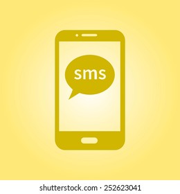 Vector illustration of smartphone icon 
