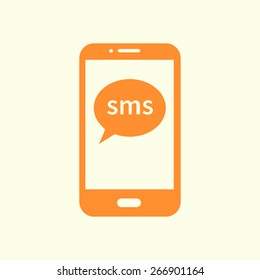 Vector illustration of smartphone icon 