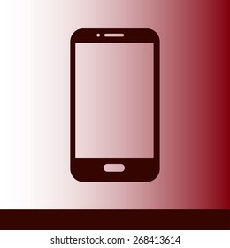 Vector illustration of smartphone icon 