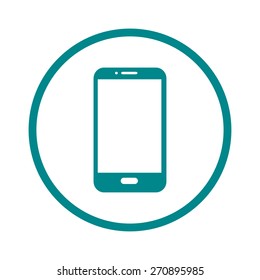 Vector illustration of smartphone icon 