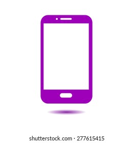 Vector illustration of smartphone icon 