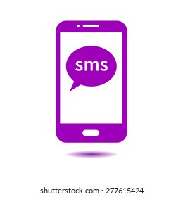 Vector illustration of smartphone icon 