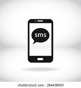 Vector illustration of smartphone icon 