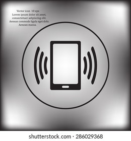 Vector illustration of smartphone icon