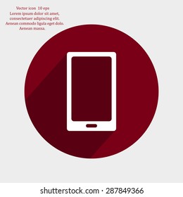 Vector illustration of smartphone icon
