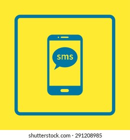 Vector illustration of smartphone icon 