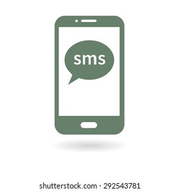 Vector illustration of smartphone icon 