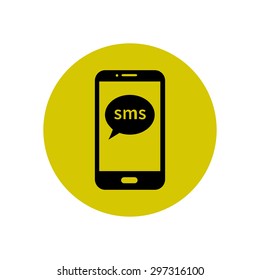 Vector illustration of smartphone icon 