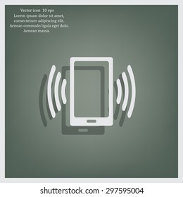 Vector illustration of smartphone icon