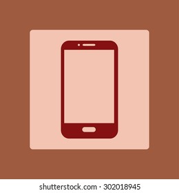 Vector illustration of smartphone icon 