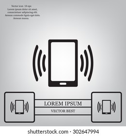 Vector illustration of smartphone icon
