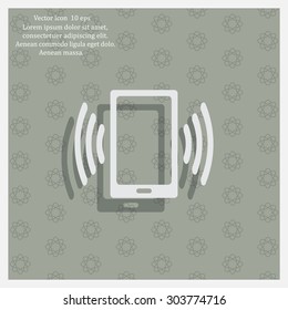 Vector illustration of smartphone icon