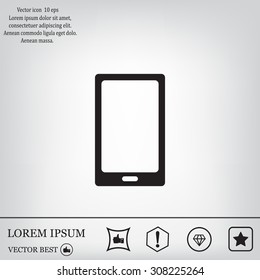 Vector illustration of smartphone icon