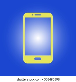 Vector illustration of smartphone icon 