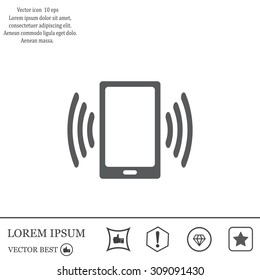 Vector illustration of smartphone icon