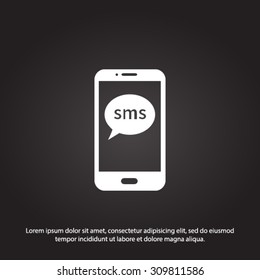 Vector illustration of smartphone icon 