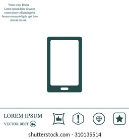 Vector illustration of smartphone icon