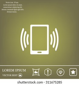 Vector illustration of smartphone icon