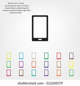 Vector illustration of smartphone icon