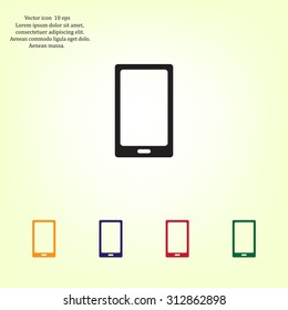Vector illustration of smartphone icon