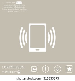 Vector illustration of smartphone icon