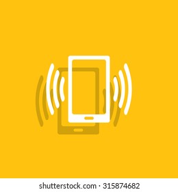 Vector illustration of smartphone icon