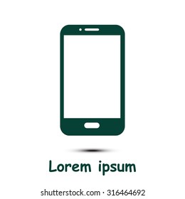 Vector illustration of smartphone icon 