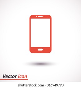 Vector illustration of smartphone icon 